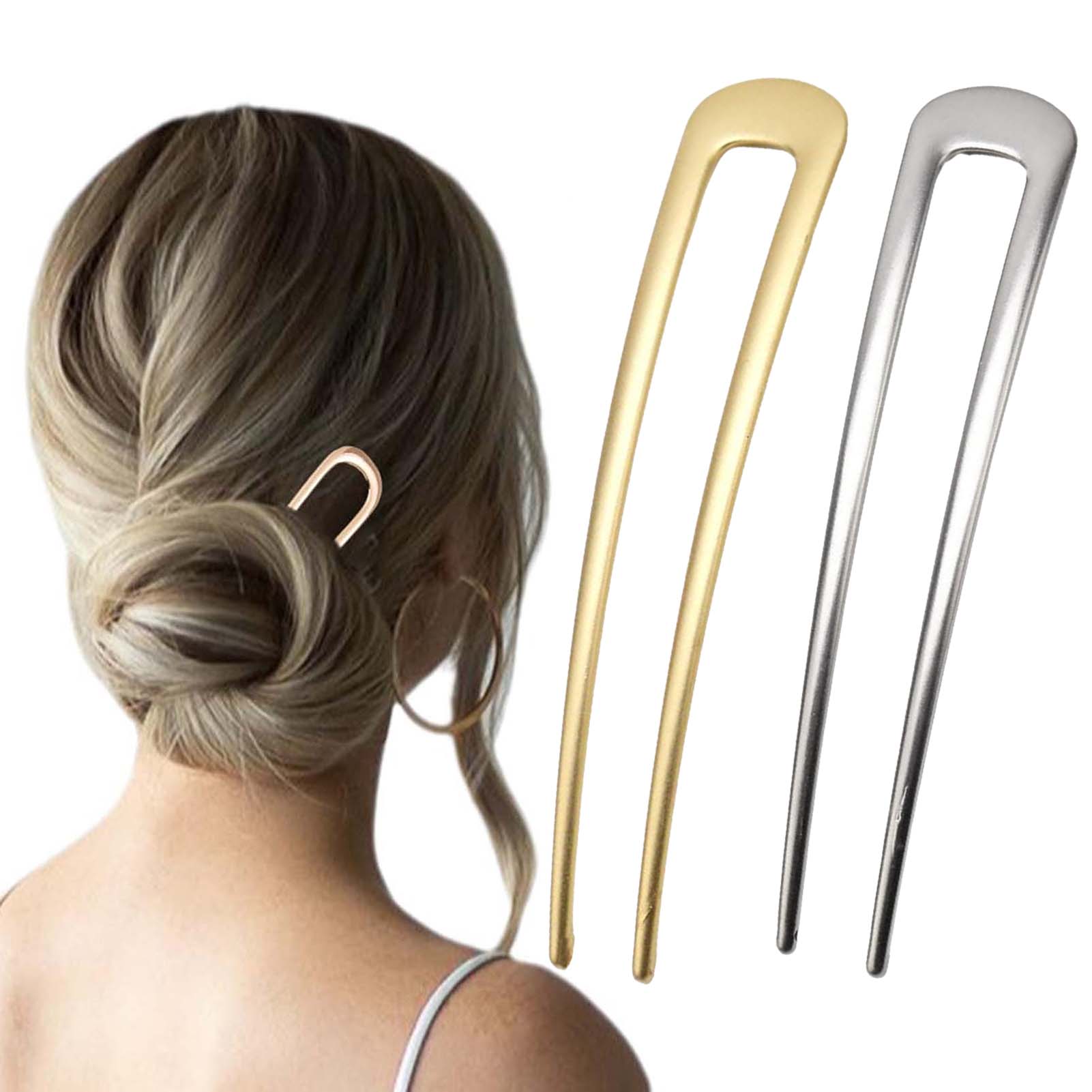 Vintage Tech Accessories - French U Shaped Hair Pins Vintage