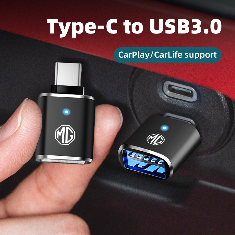Tech Car Accessories - Car LED Type C To USB