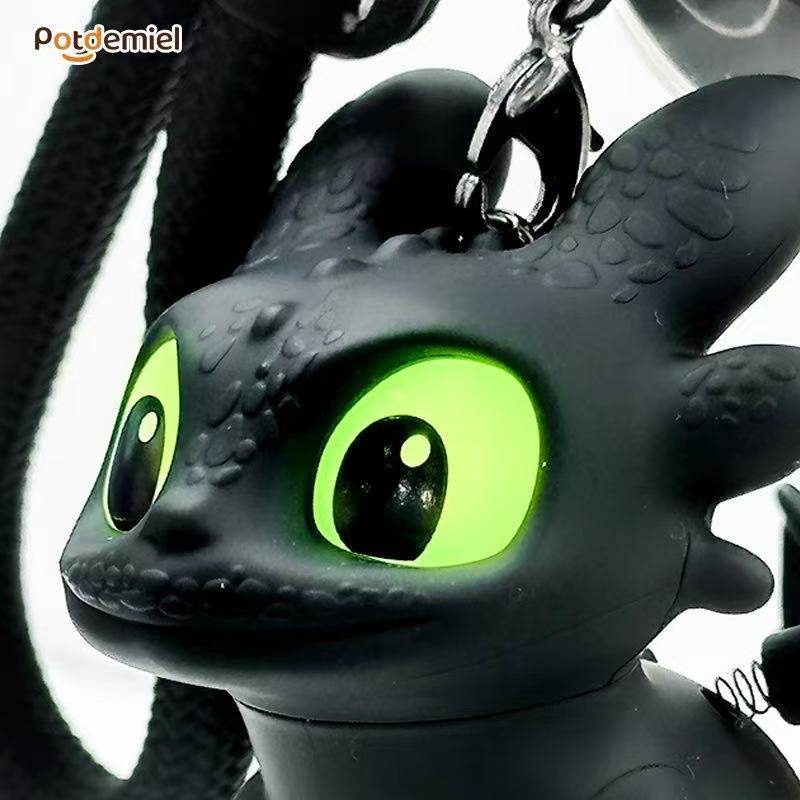 Tech Car Accessories - Genuine Cute Glowing Toothless Car Interior