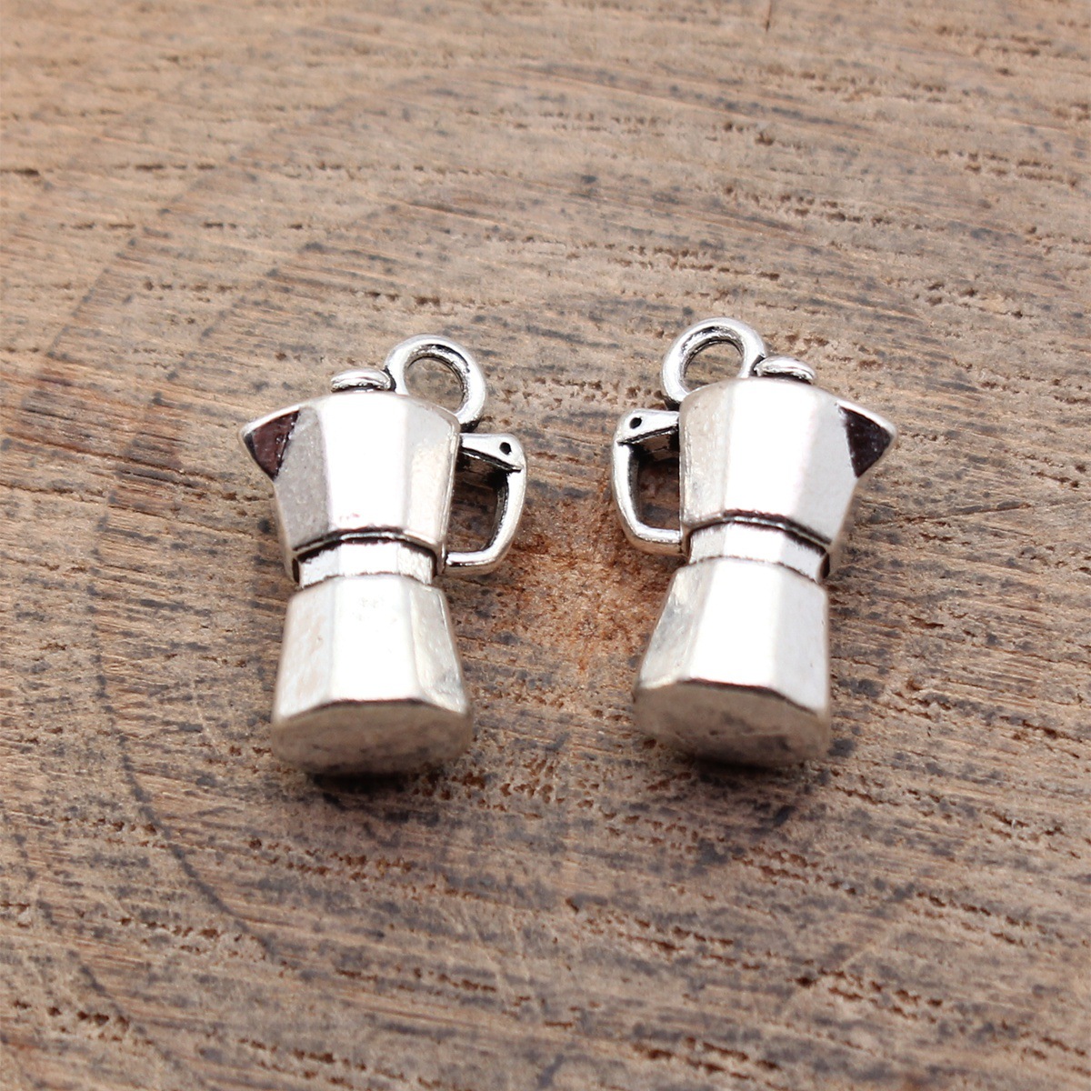 Vintage Tech Accessories - 20pcs 15x10x6.9mm(0.59x0.39x0.27inch) Antique Silver Color 3D