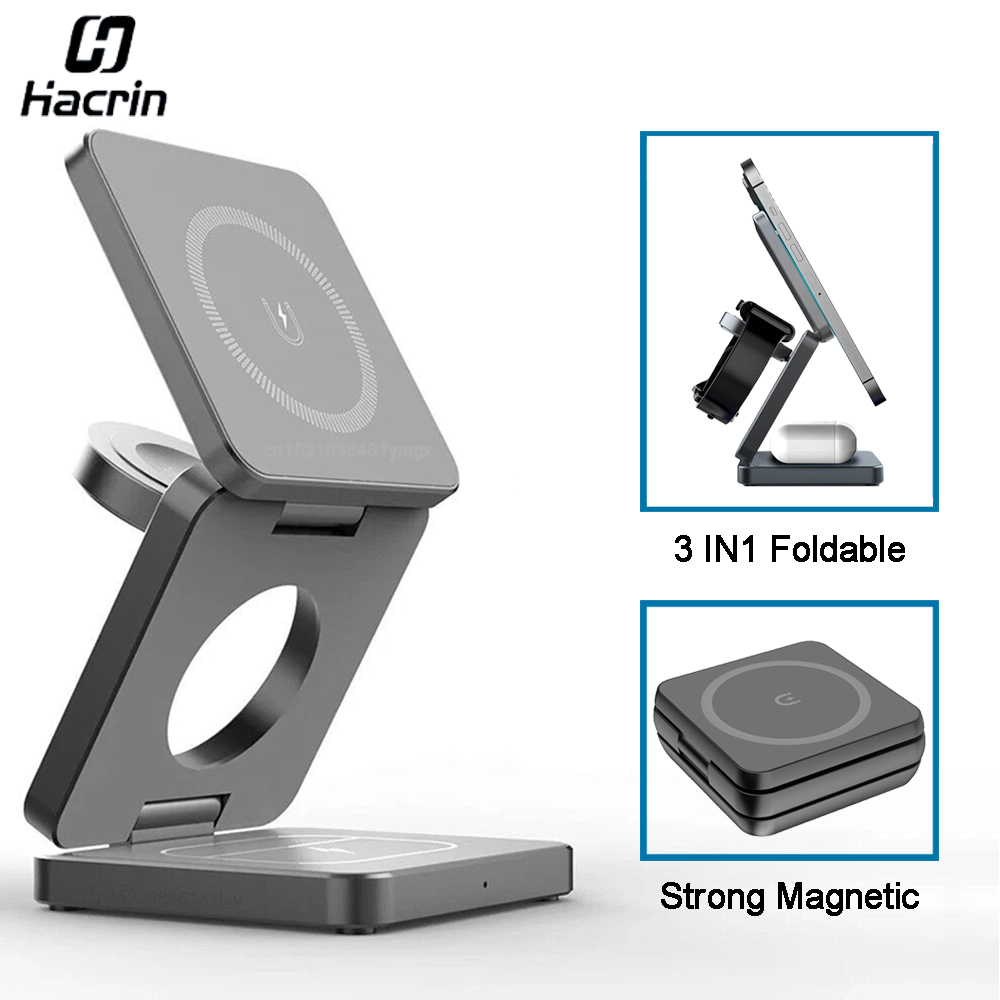 Wireless Charger 3 In 1 - Wireless Charger 3 in 1 Foldable