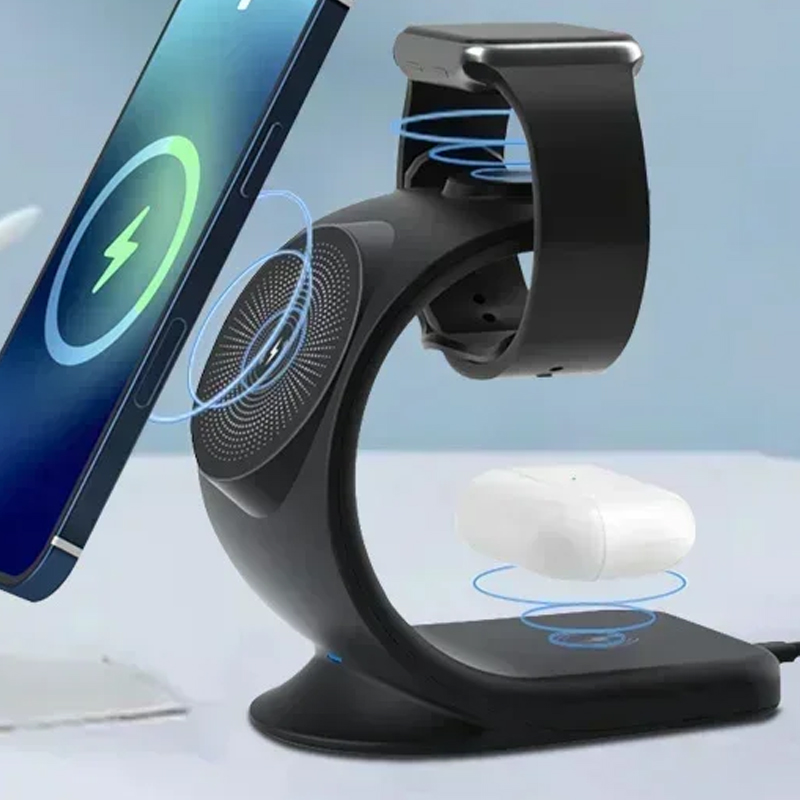 Wireless Charger 3 In 1 - Magnetic Wireless Charger 3 in 1