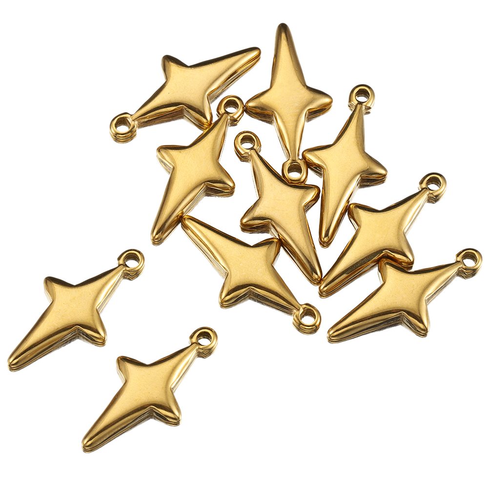 Vintage Tech Accessories - 5 Pieces Stainless Steel Vintage Star