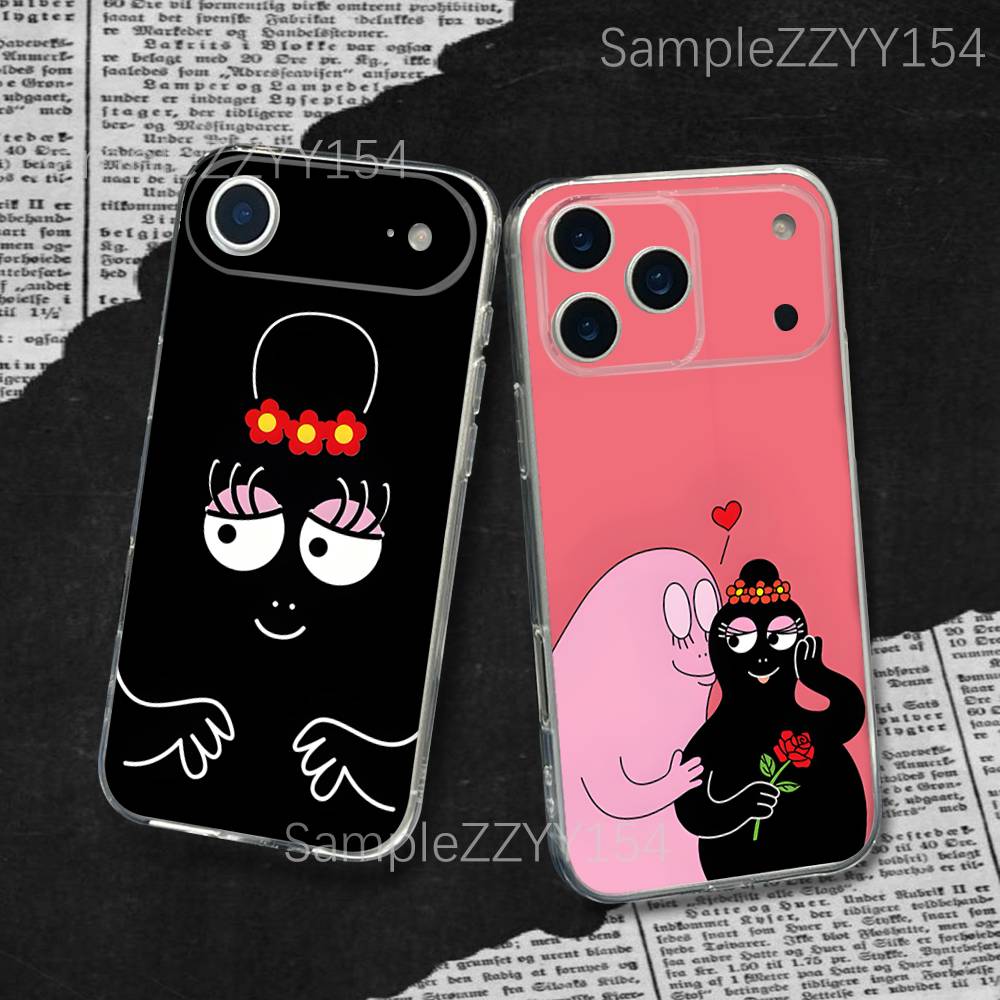 Tech Accessories Apple - Cute B-BarbapapaS For iPhone 17,16,15,14,13,12,11 Plus,Pro,Max,XR,XS,X,7,8