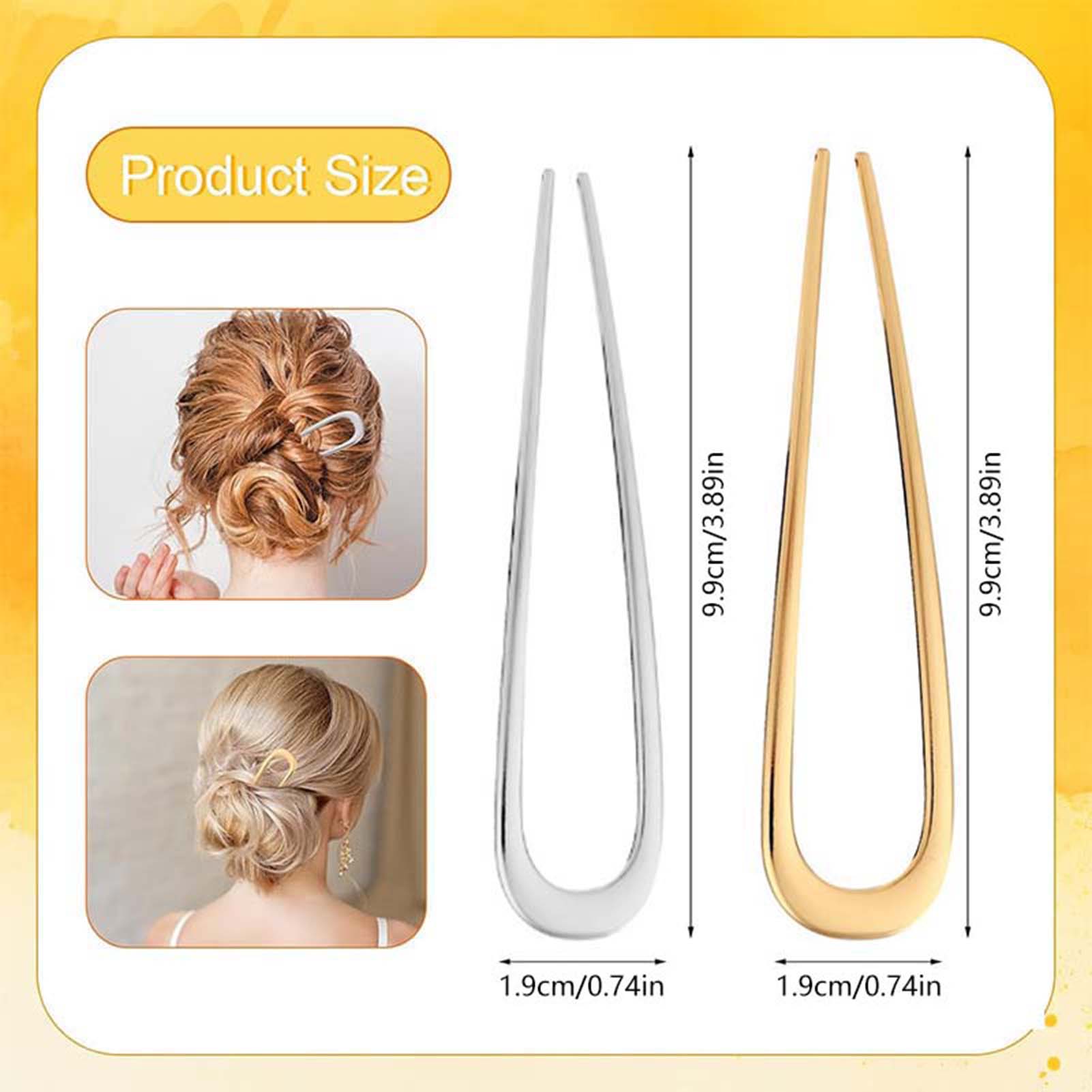 French U Shaped Hair Pins Vint - Vintage Tech Accessories 评论和价格
