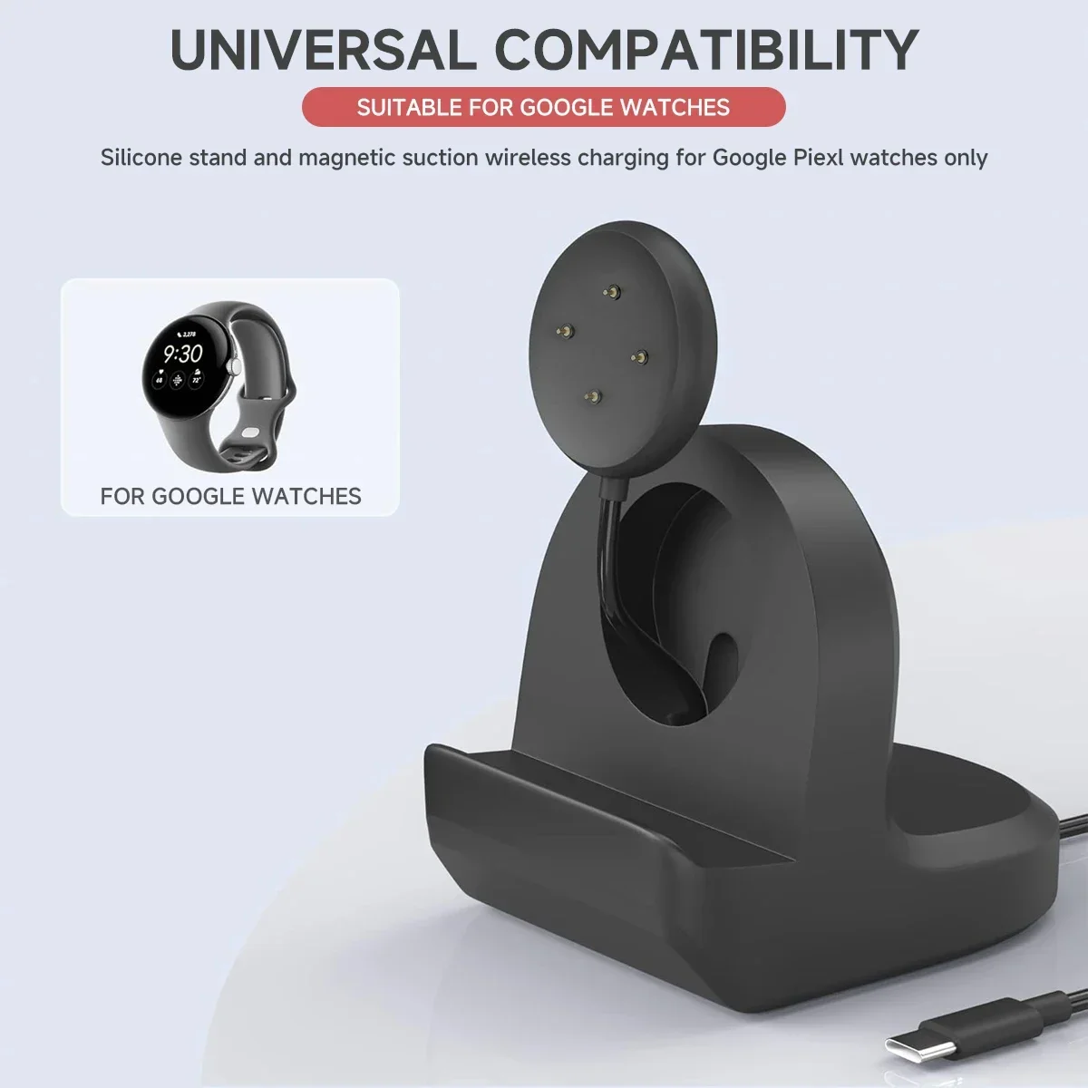 Soft Silicone Charger Cradle D - Wireless Charger 3 In 1 评论和价格