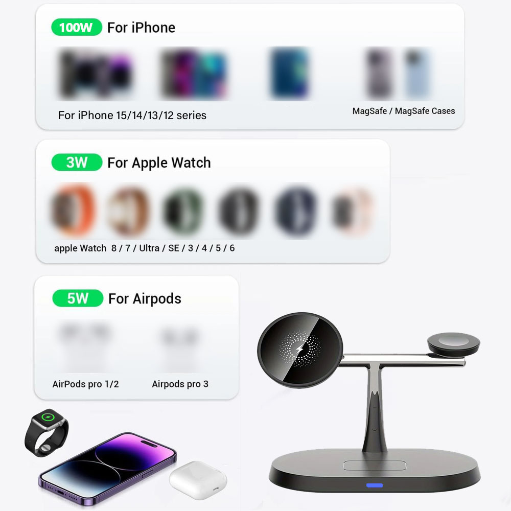 3 in 1 Magnetic Wireless Charg - Wireless Charger 3 In 1 评论和价格