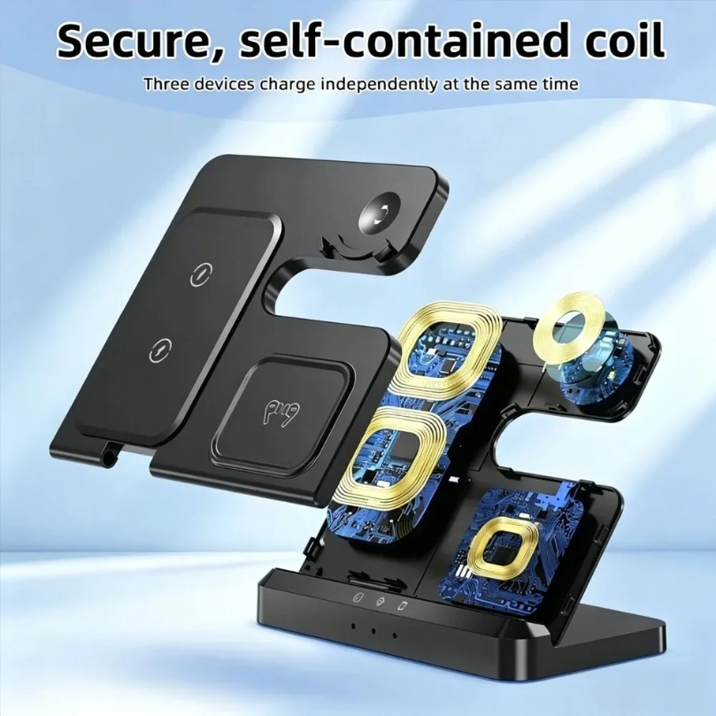3 in 1 Fast Wireless Charger F - Wireless Charger 3 In 1 评论和价格
