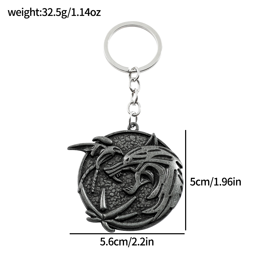 Vintage Wolf Head Keychain Gam - Vintage Tech Accessories 评论和价格