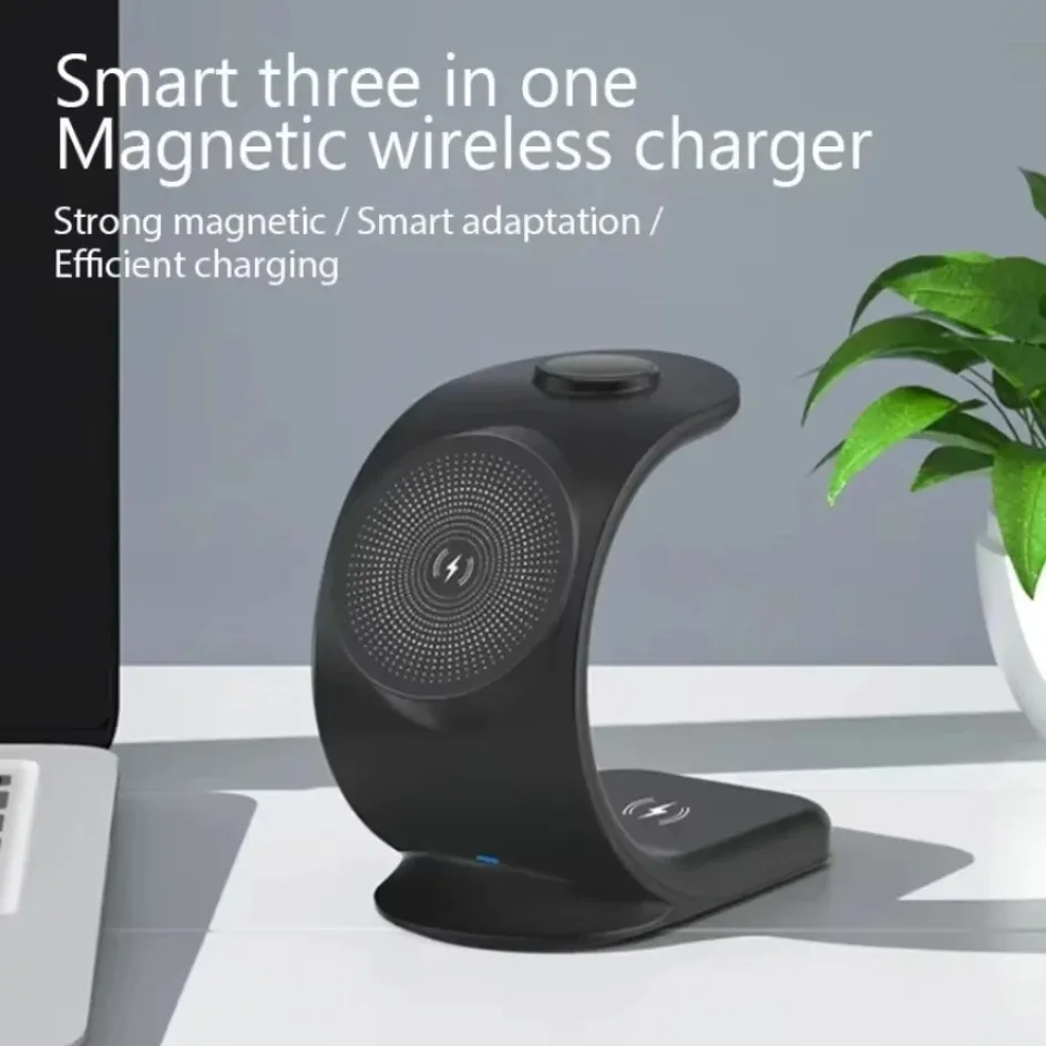 Magnetic Wireless Charger 3 in - Wireless Charger 3 In 1 评论和价格