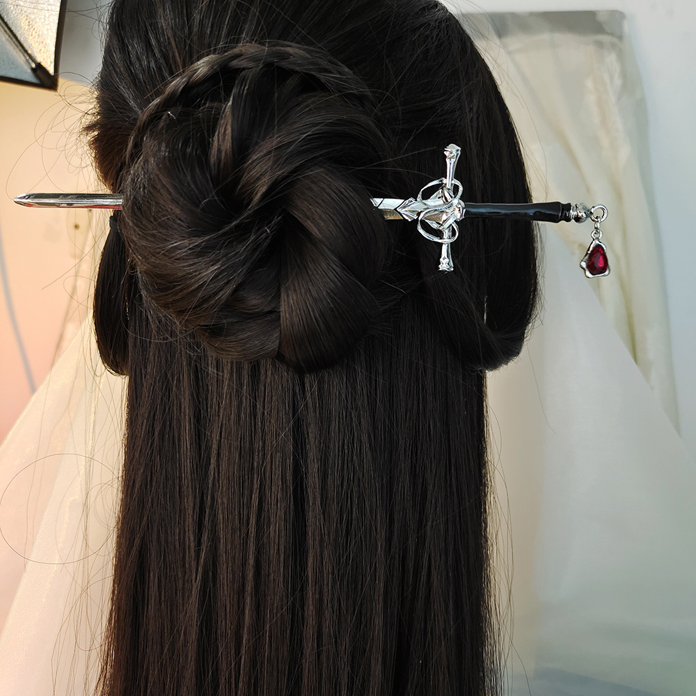 Chinese Sword Shaped Hair Stic - Vintage Tech Accessories 评论和价格