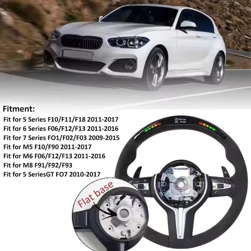 Car Steering Wheel Leather For - Tech Car Accessories 评论和价格