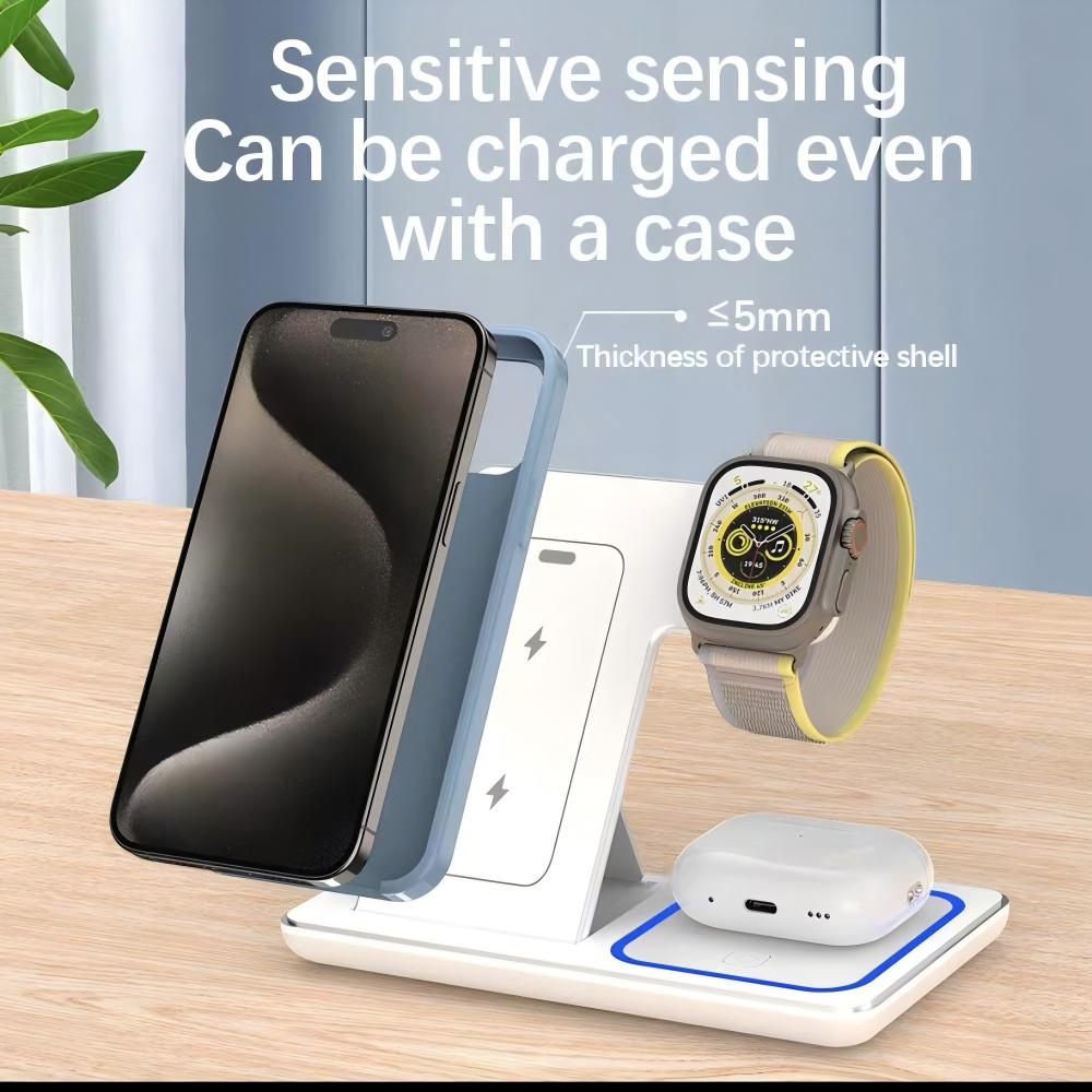 Wireless Charger Holder Stand  - Wireless Charger 3 In 1 评论和价格