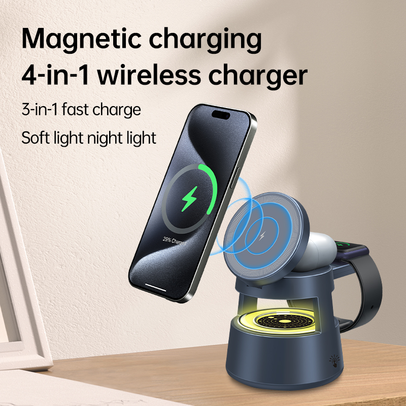 4-in-1 Wireless Charger Statio - Wireless Charger 3 In 1 评论和价格