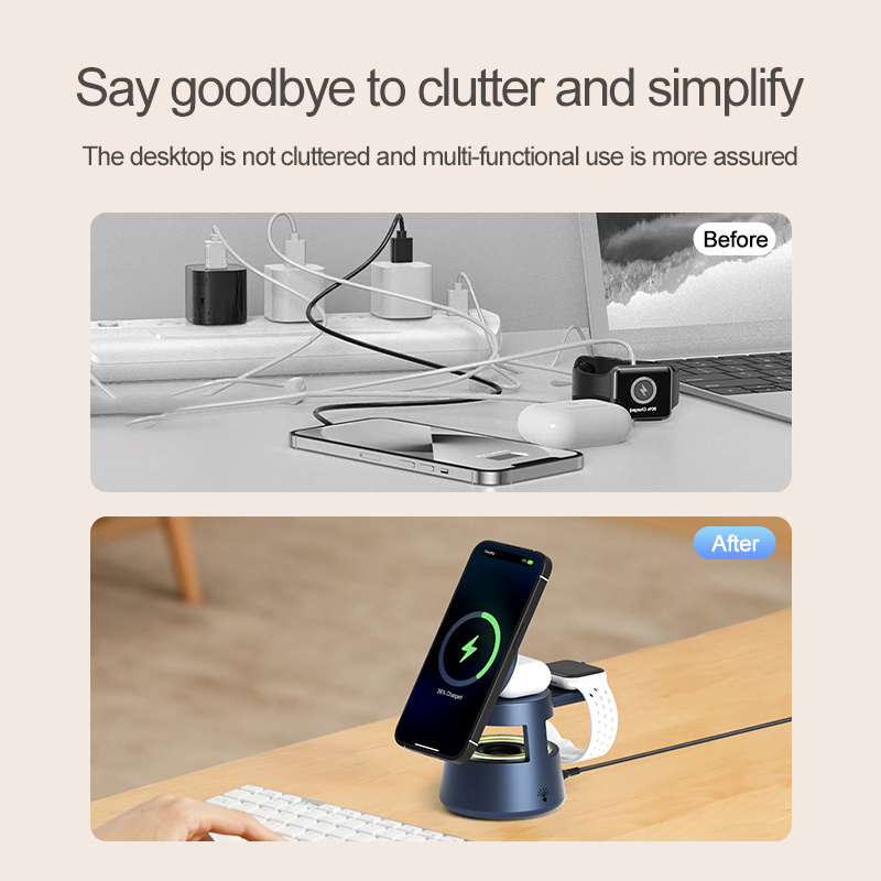 4-in-1 Wireless Charger Statio - Wireless Charger 3 In 1 评论和价格