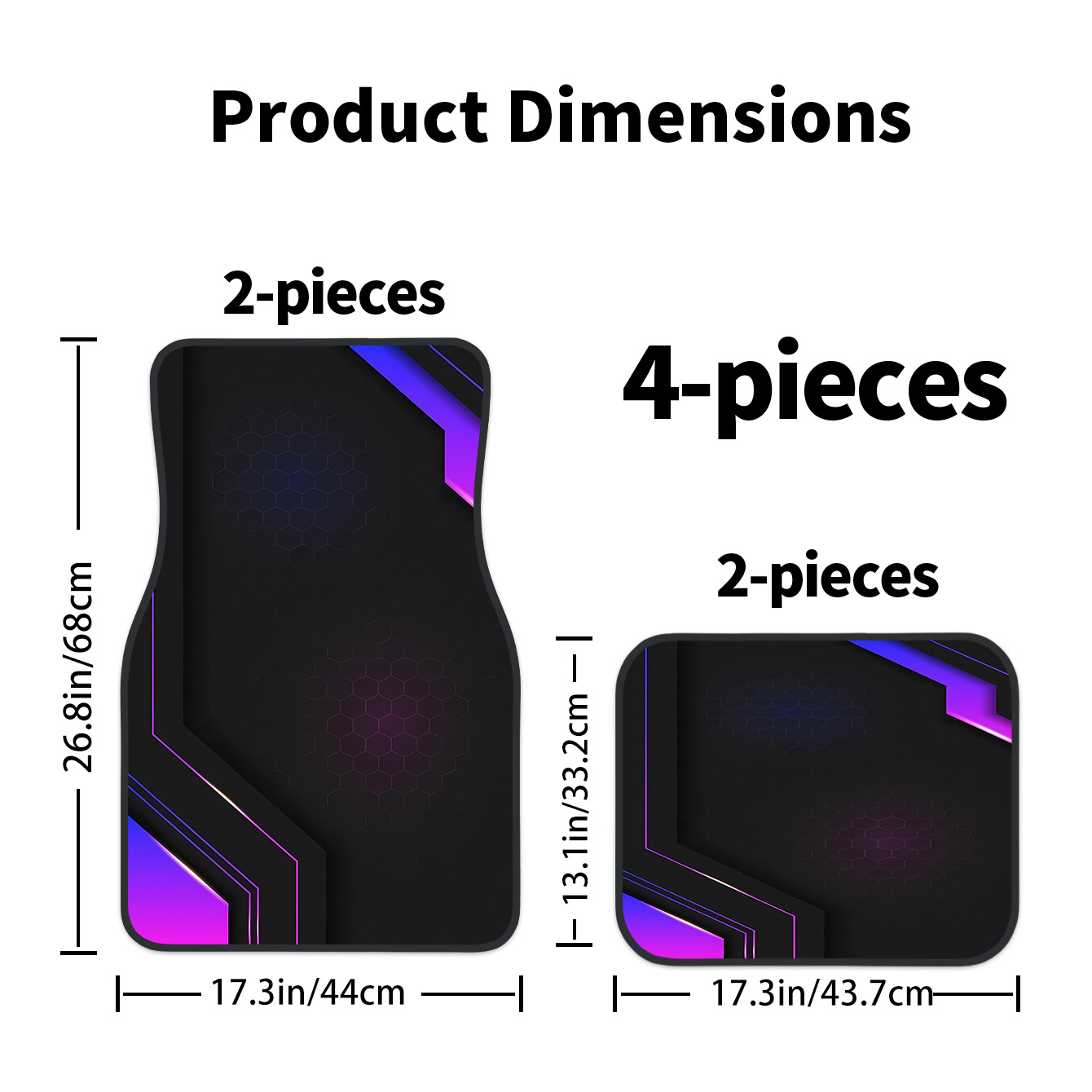 4pcs 2D High-Tech Geometric Pa - Tech Accessories Luxury 评论和价格