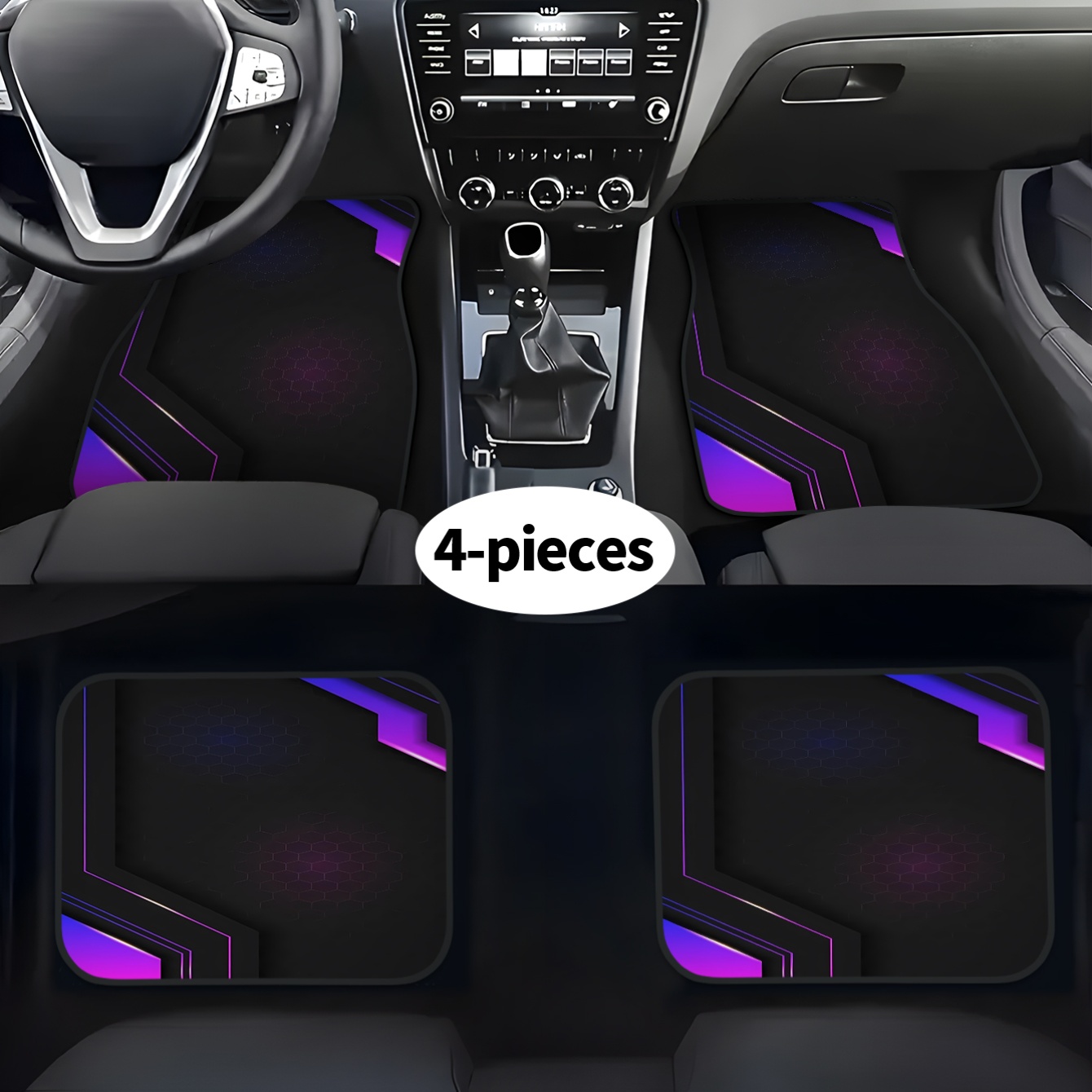 4pcs 2D High-Tech Geometric Pa - Tech Accessories Luxury 评论和价格