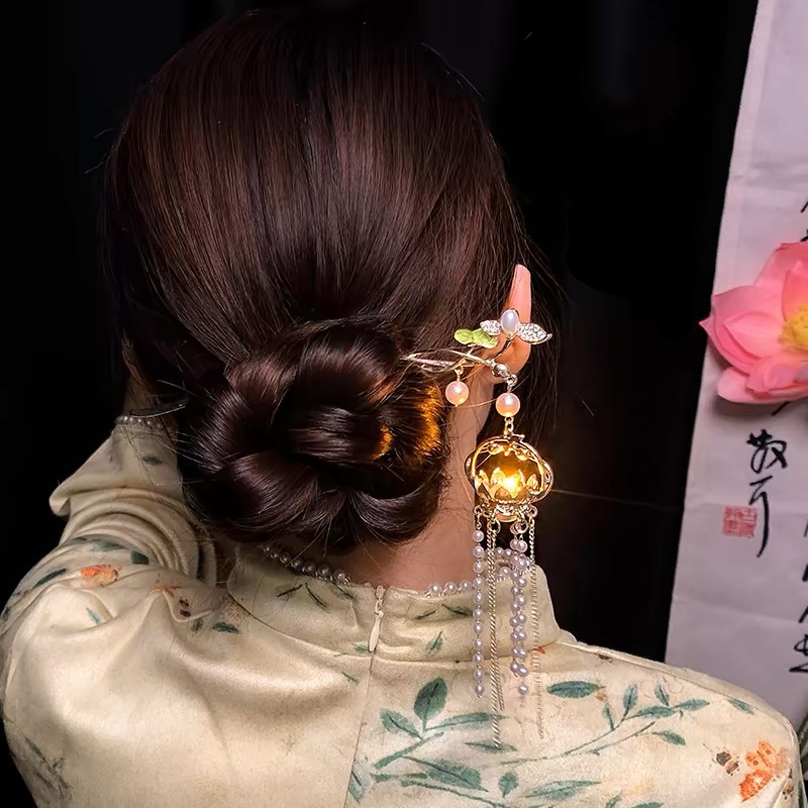 Luminous Flower Hairpin For Wo - Vintage Tech Accessories 评论和价格