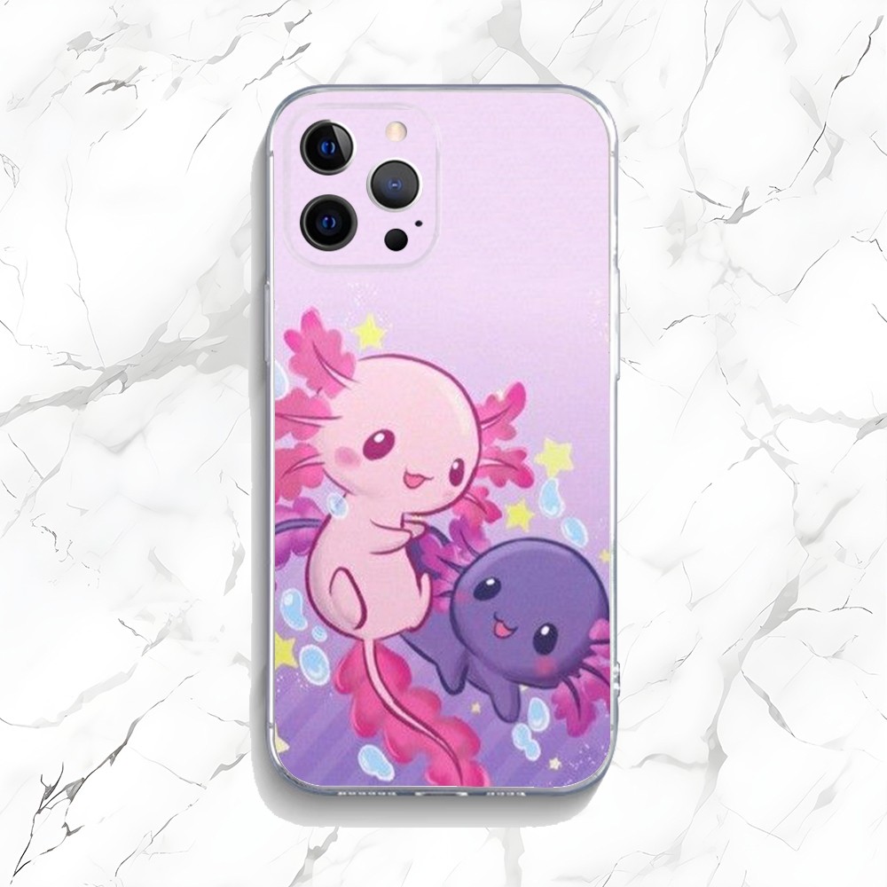 Cute Axolotl Phone Case For iP - Tech Accessories Apple 评论和价格