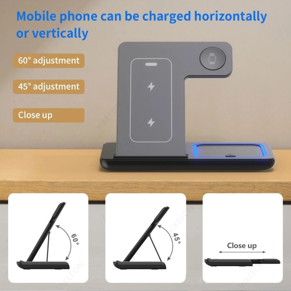 Foldable 3 in 1 Wireless Charg - Wireless Charger 3 In 1 评论和价格