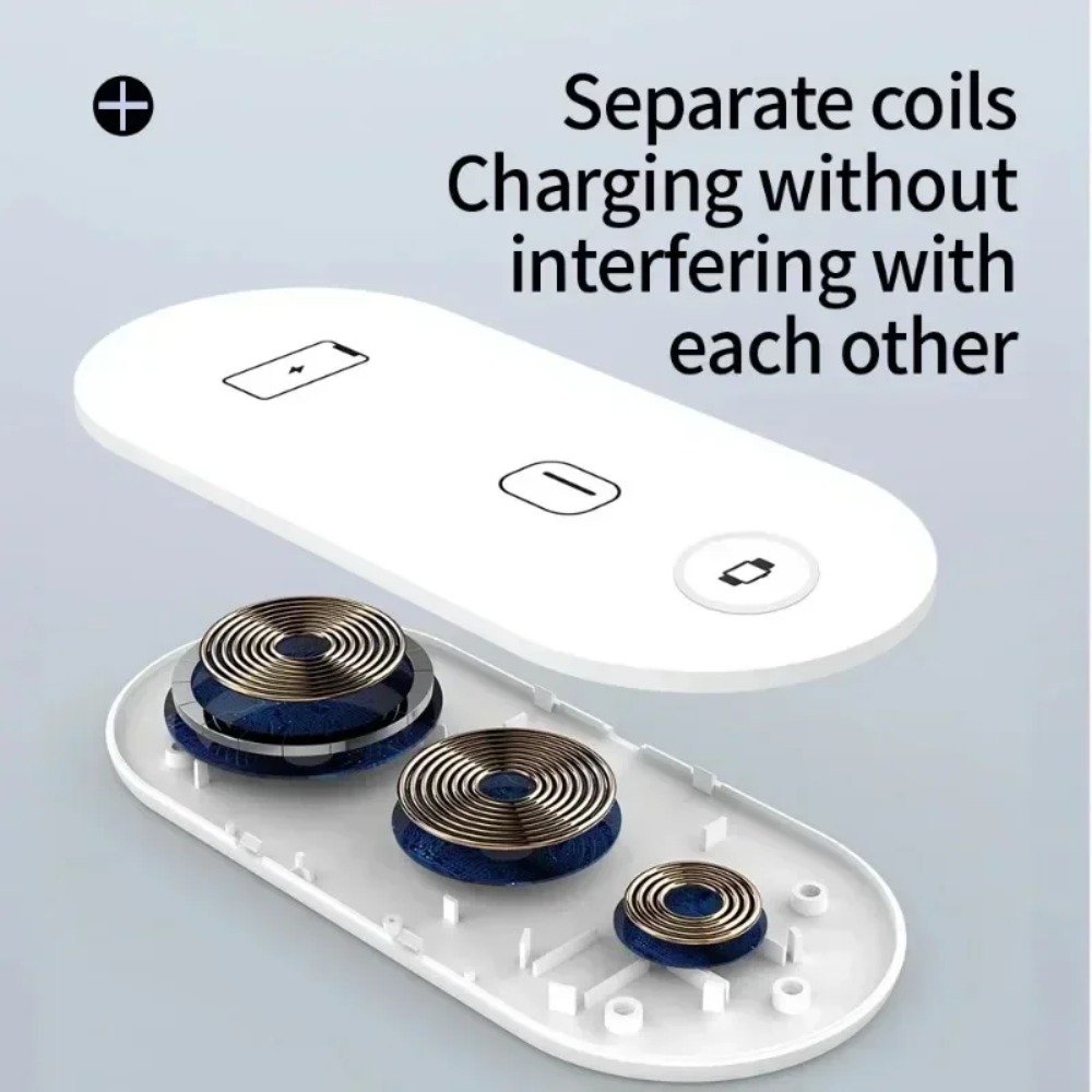 3-in-1 Wireless Charging Pad F - Wireless Charger 3 In 1 评论和价格