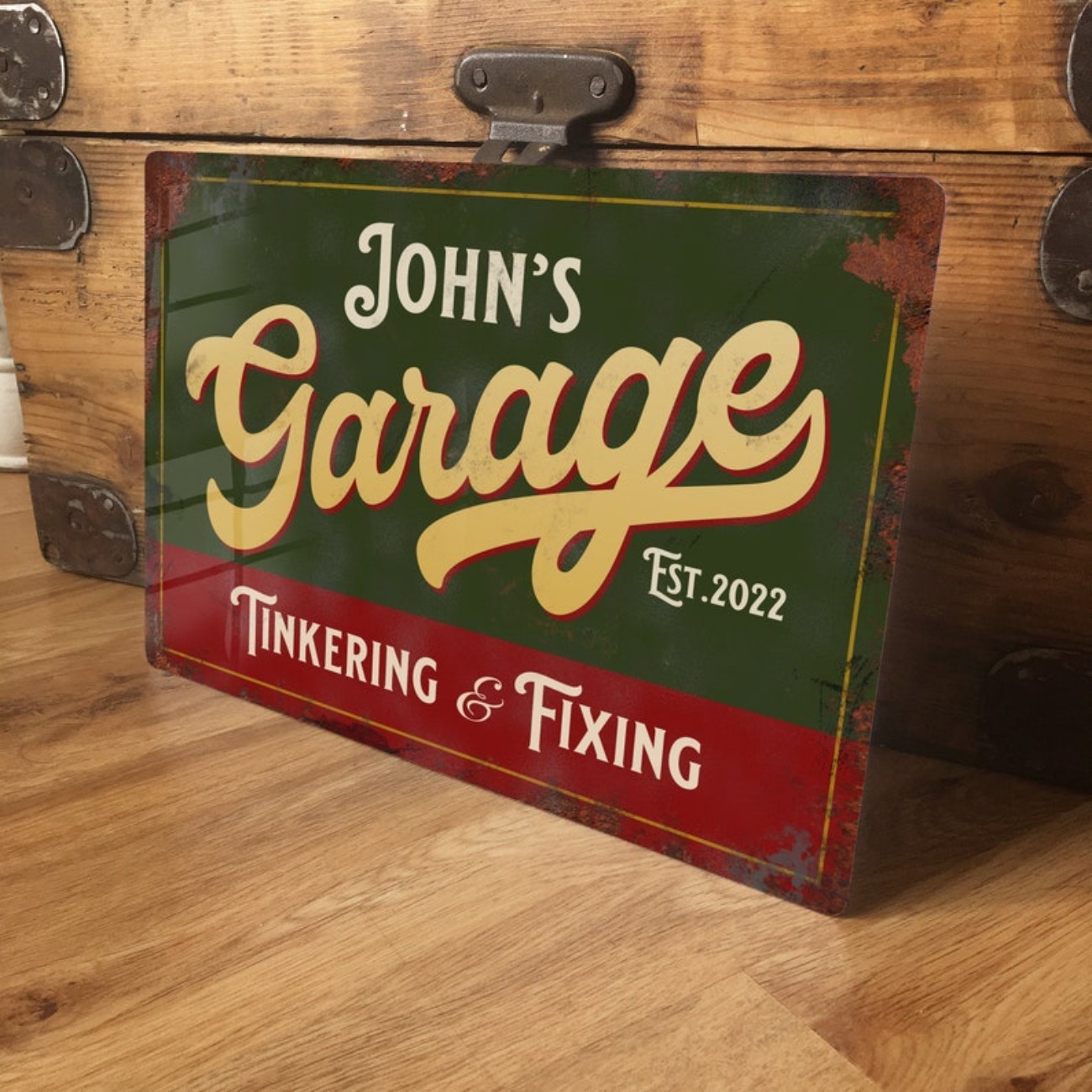 Custom Personalised Garage Met - Vintage Tech Accessories 评论和价格
