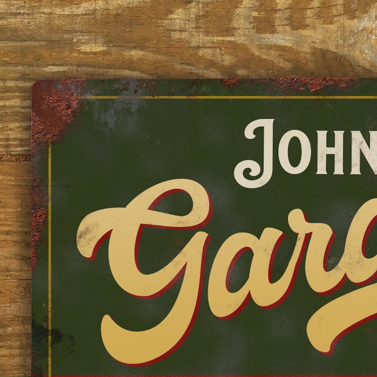 Custom Personalised Garage Met - Vintage Tech Accessories 评论和价格