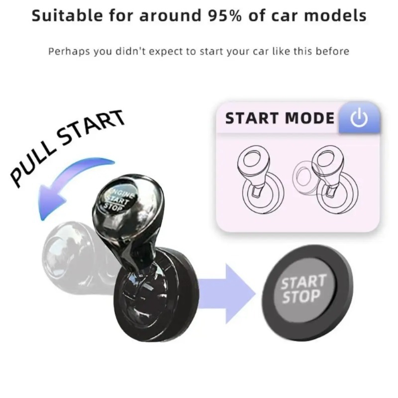 Car One-Touch Start Button wit - Tech Car Accessories 评论和价格