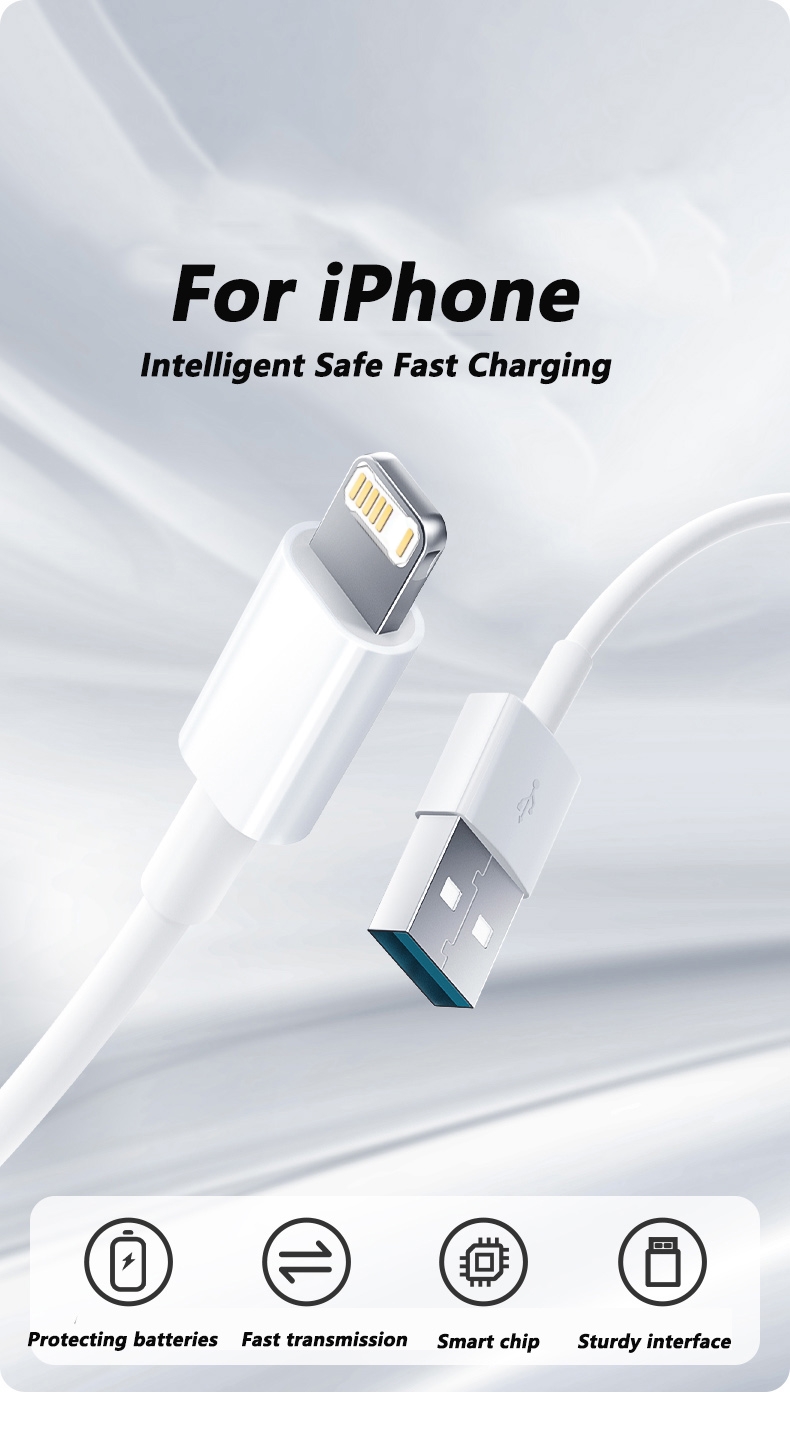 35W USB Cable For iPhone 14 13 - Tech Accessories Apple 评论和价格
