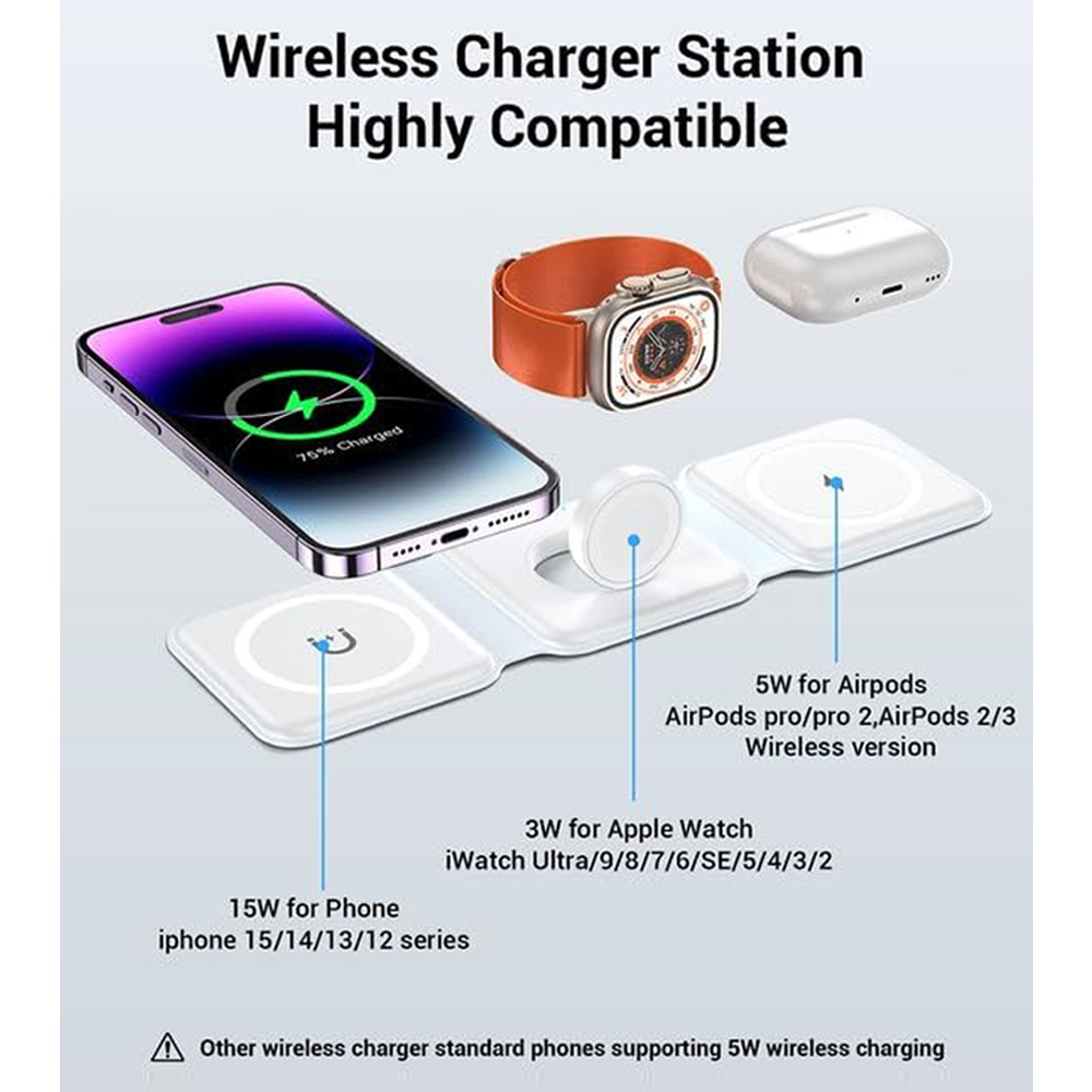 3 In 1 Wireless Charging Stati - Wireless Charger 3 In 1 评论和价格