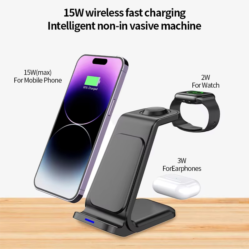 15W 3 in 1 Wireless Charger St - Wireless Charger 3 In 1 评论和价格