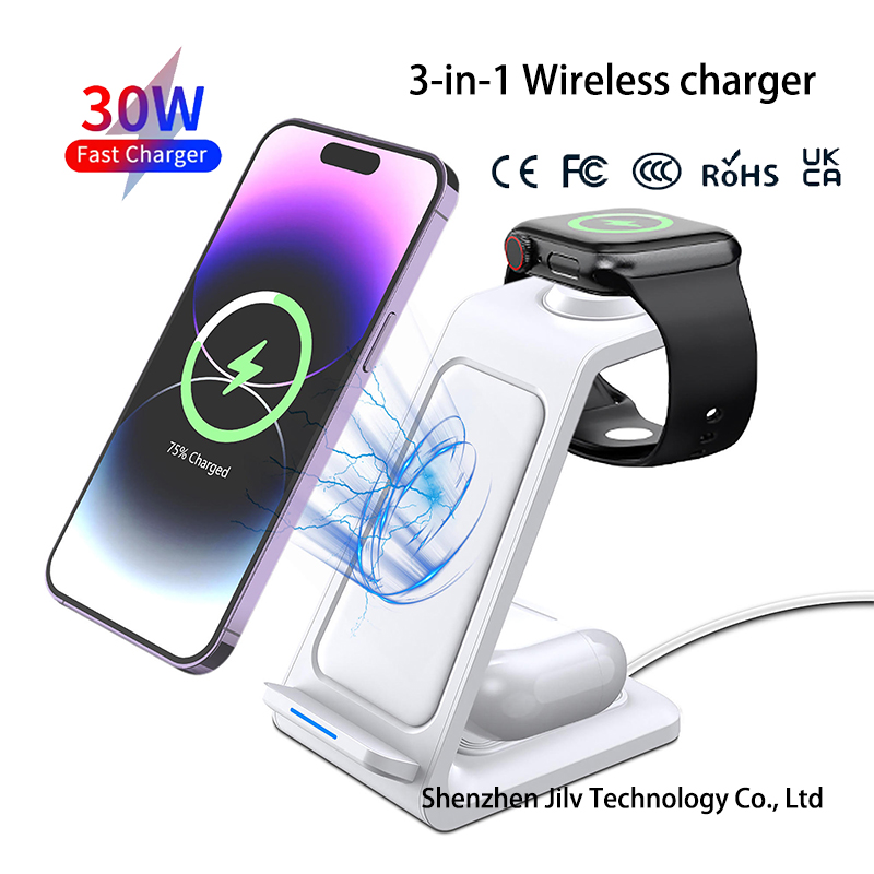 15W 3 in 1 Wireless Charger St - Wireless Charger 3 In 1 评论和价格