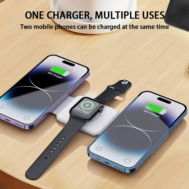 3 in 1 Portable Magnetic Wirel - Wireless Charger 3 In 1 评论和价格